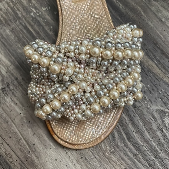 Chanel mule ivory sandals - Picture 4 of 6